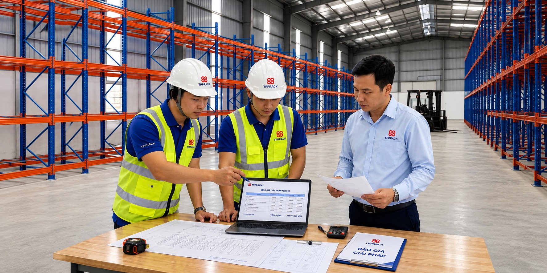 Báo giá giải pháp kệ kho theo yêu cầu dự án