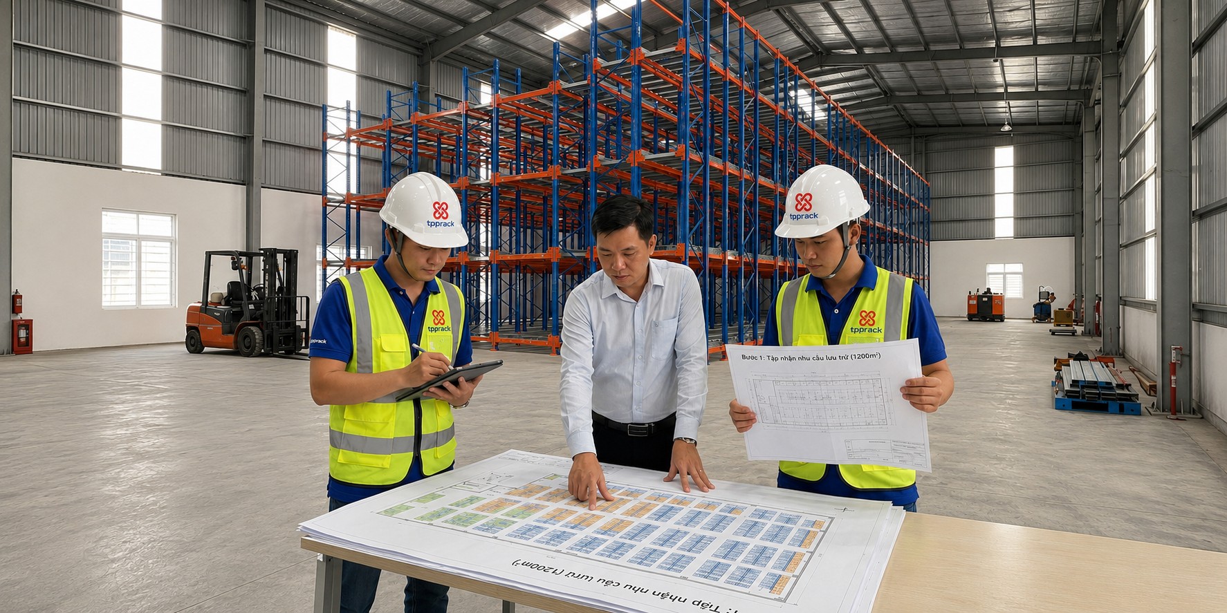 Tiếp nhận nhu cầu tư vấn hệ thống kệ kho