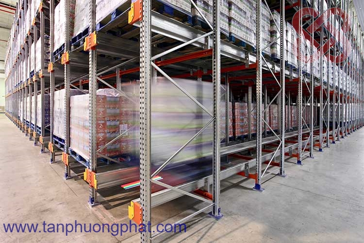 Kệ Flow Rack – Tăng Mật Độ Lưu Trữ, Luân Chuyển Hàng Hóa Theo FIFO
