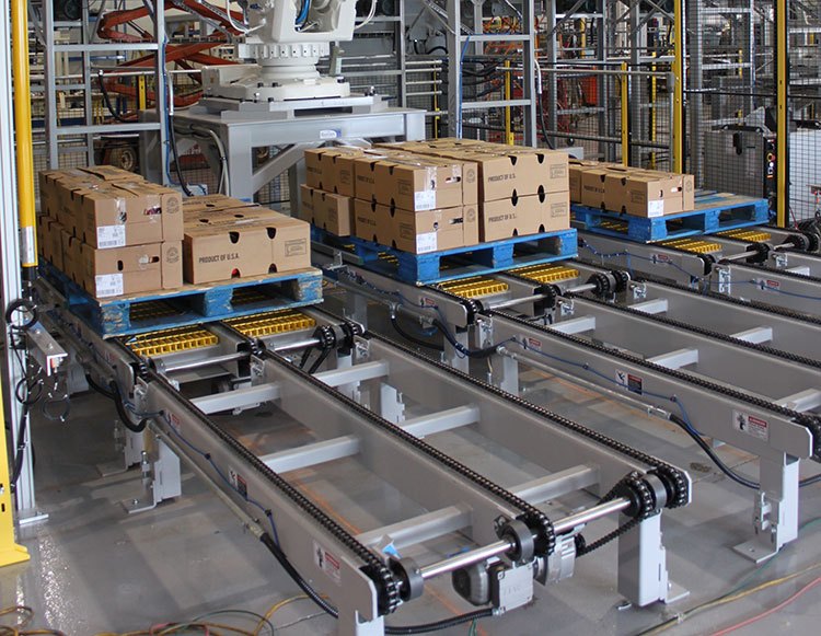 Kệ Roller Flow – Interroll Rack | Lưu trữ pallet theo nguyên tắc FIFO